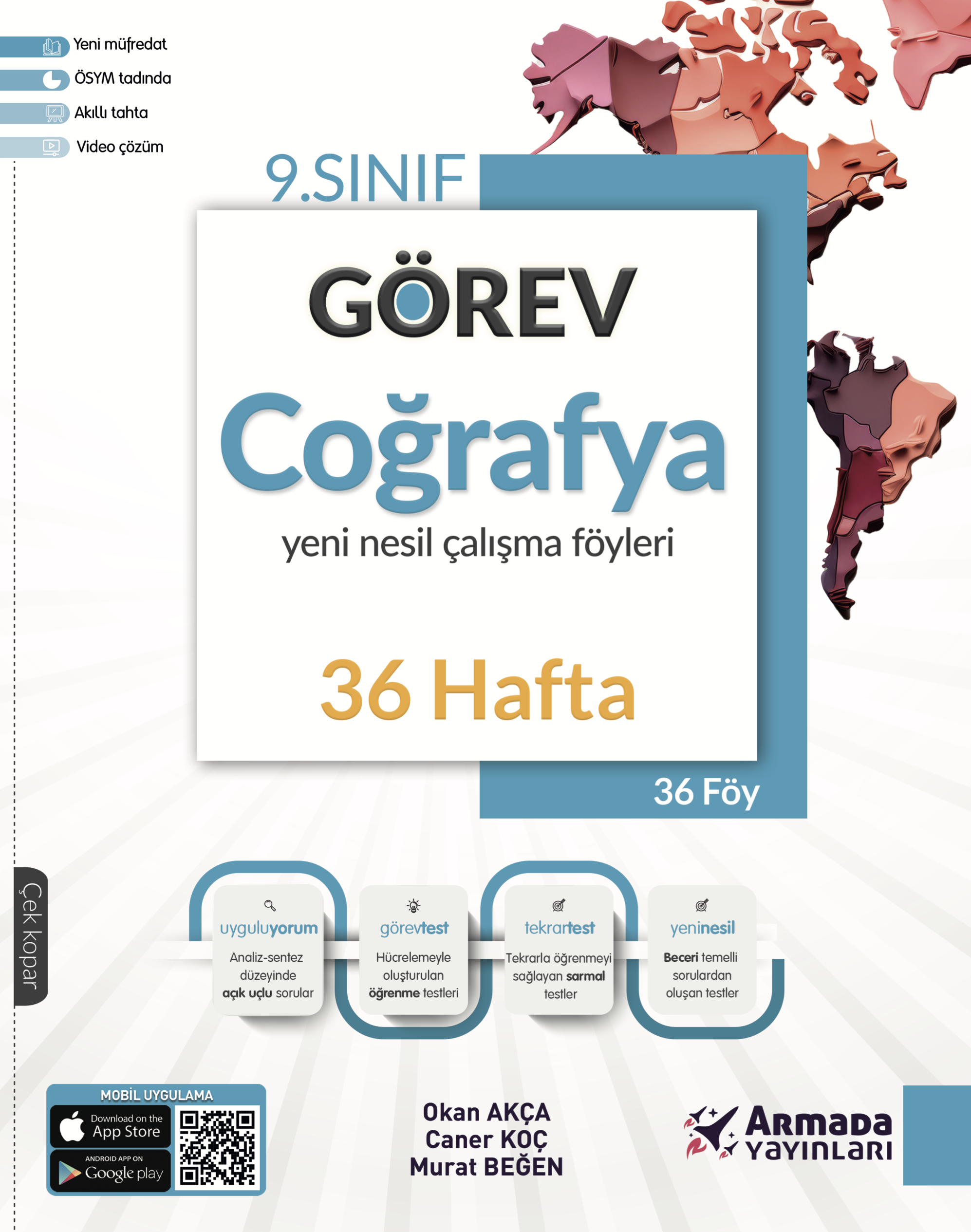 9. SINIF GÖREV COĞRAFYA  YENİ NESİL ÇALIŞMA FÖYLERİ
